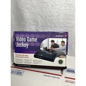 Vtg Startech Video Game Jockey Play Console CPU Monitor Snes Sega Ps1 Xbox NOS
